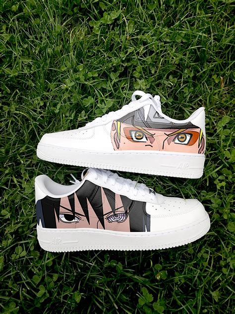 Naruto Sasuke Custom Nike Air Force one,custom sneakers , custom shoes ...