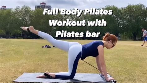 Full body Pilates workout with Pilates bar - YouTube