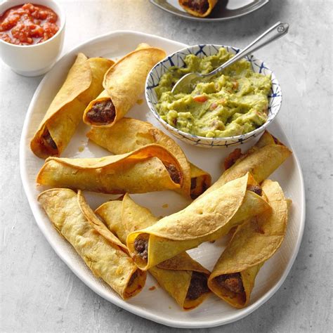 Air-Fryer Taquitos Recipe | Taste of Home