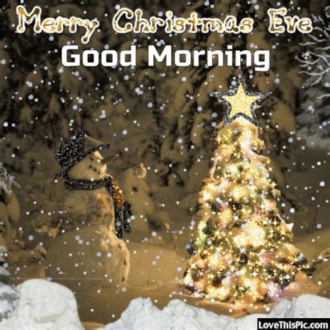 Merry Christmas Eve Good Morning Animated Gif Quote | Good morning ...