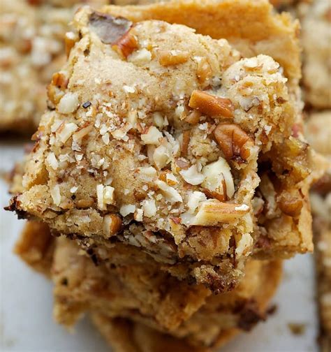 Chewy Toffee Nut Squares | Bake or Break