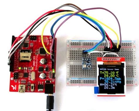 BMP180 Sensor Interface: Arduino UNO Temperature & Pressure