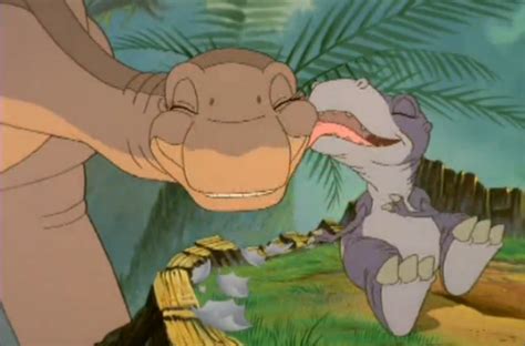 The beginning of Littlefoot and Chomper's life long friendship | Land ...