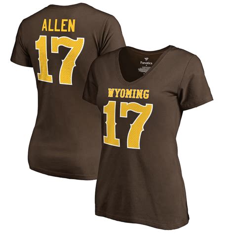 Josh Allen Wyoming Jersey T-Shirt | Airstrike Allen