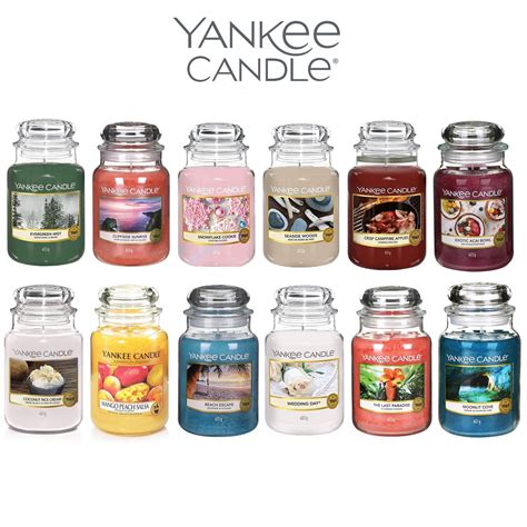 Large Scented Yankee Candle In Glass Jar 623g OR 3 x 140g Assorted Fragrances | eBay