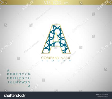 Abstract English Alphabets Alphabet Logo Design Stock Vector (Royalty ...