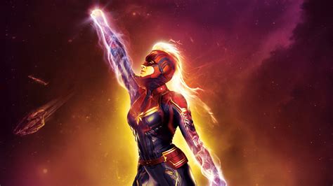 Captain Marvel Movie Poster Wallpaper,HD Movies Wallpapers,4k ...