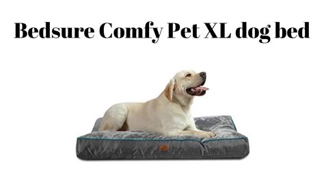 Bedsure Comfy Pet XL dog bed completely washable - YouTube