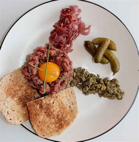 Steak Tartare with Pickled Shallots - Slow The Cook Down