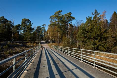 Bridge in sunny weather. stock image. Image of porkkala - 304780653