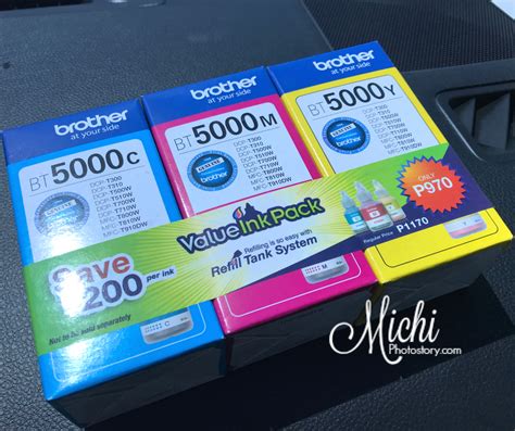 Michi Photostory: Review of Brother DCP-T500W Printer