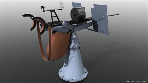 ArtStation - Oerlikon 20mm anti-aircraft gun | Game Assets