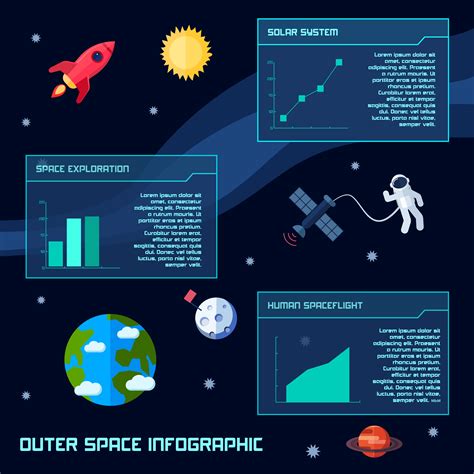 Space Infographic Set 429330 Vector Art at Vecteezy