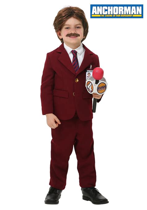 Toddler Anchorman Ron Burgundy Costume