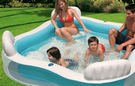 Inflatable Pool With Seats Reviews | The Family Backyard