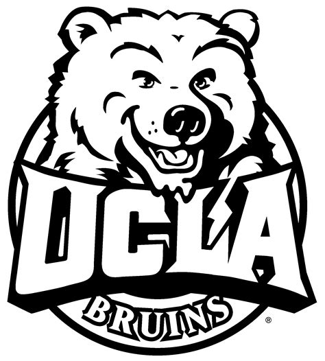 Download Ucla Bruins Logo Black And White PNG Image with No Background ...