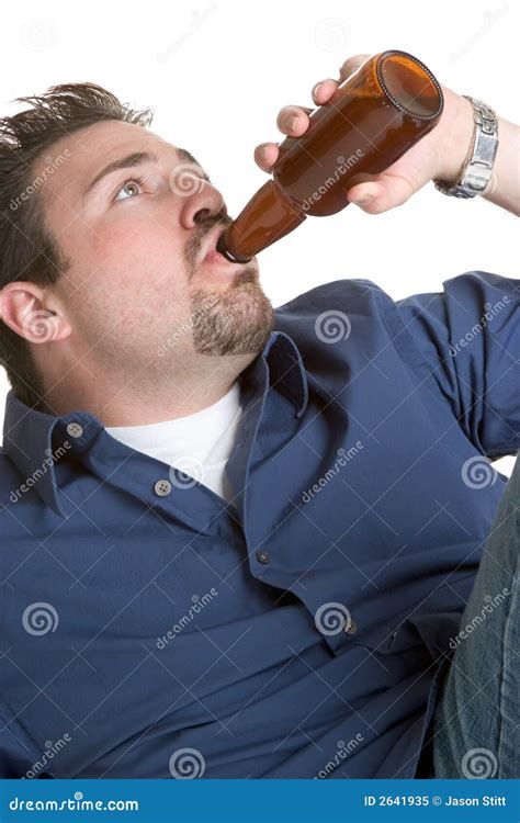 Man Drinking Beer Royalty Free Stock Photo - Image: 2641935