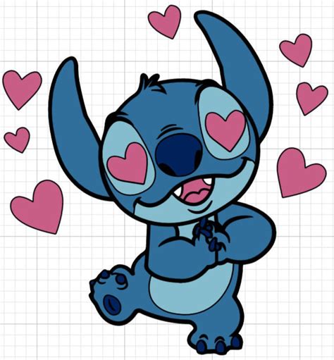 Stitch SVG Vector Layered Disney Cricut Silhouette Cut | Etsy