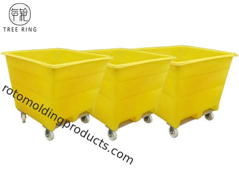 Handling Durable Rotomolding Products LLDPE With Galvanized Base Industrial Material Handling ...