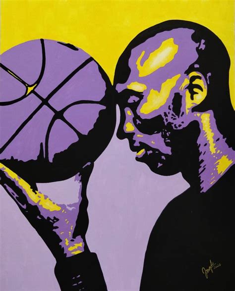 Kobe Bryant Painting www.caodangnghekg.edu.vn