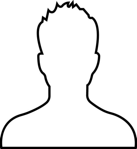 Male Face Outline Vector Art, Icons, and Graphics for Free Download