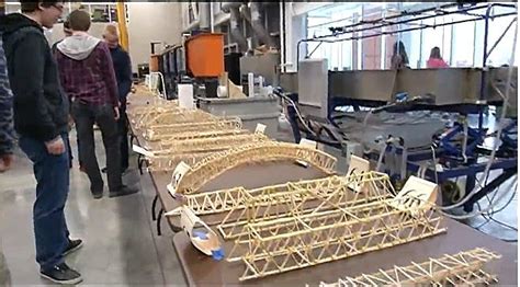 High School Students Compete in Bridge Building Competition