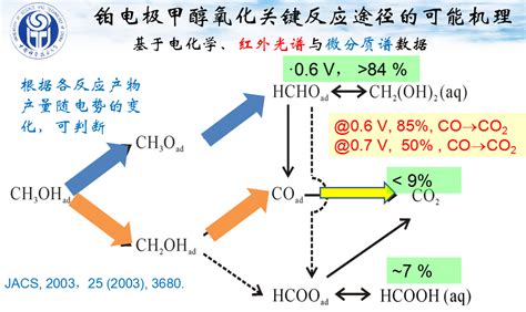 甲醇氧化的机理与动力学研究进展