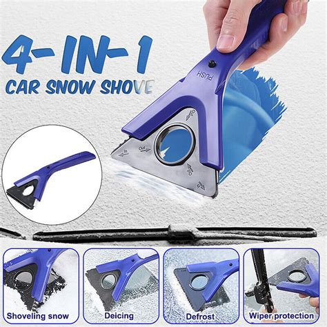 Wholesale Car Snow Removal Shovel Glass Ice Scraper Windshield Window Frost Removal Brush Tool ...