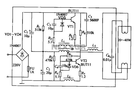 Fluorescent Ballast Schematic - Wiring Diagram