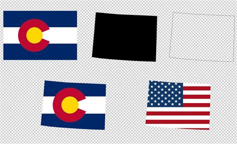 Colorado State Flag SVG Vector Clip Art Cutting Files for | Etsy