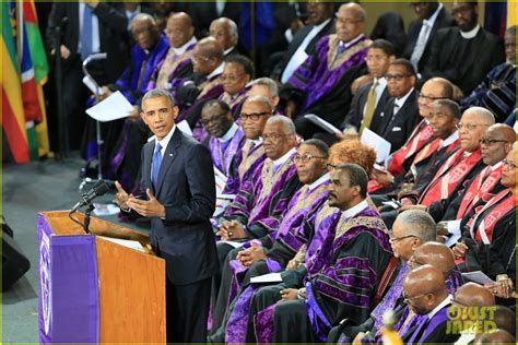 Obama Sings 'Amazing Grace' During Eulogy for Rev. Pinckney (Video): Photo 3402589 | Barack ...