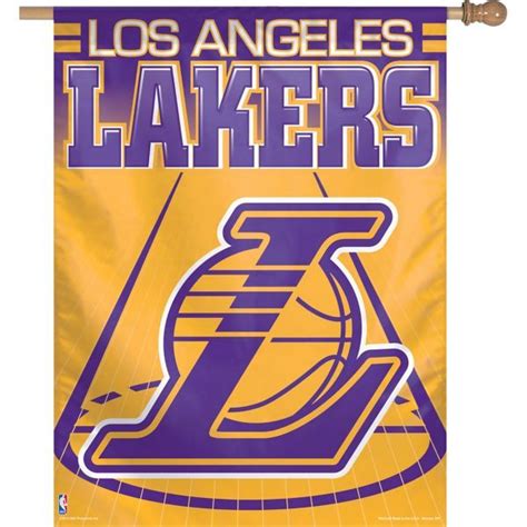 Los Angeles Lakers Banner Flag | Los angeles lakers, Lakers, Lakers logo