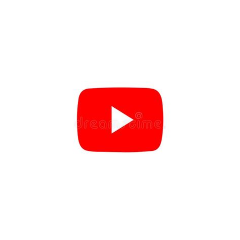 Youtube Logo Editorial Illustrative on White Background Editorial ...