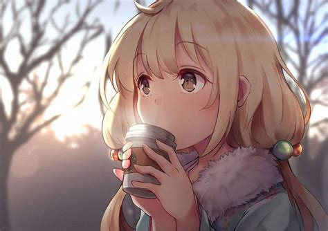 Anime Girls with Coffee.☕👩 | Anime Amino