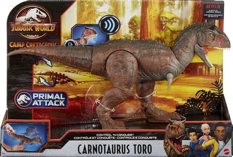 Buy Jurassic World Camp Cretaceous Control ‘N Conquer Carnotaurus Toro ...