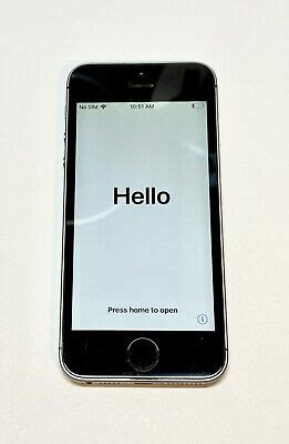 Apple iPhone SE - 32GB - Silver (Unlocked) A1662 (CDMA + GSM ...