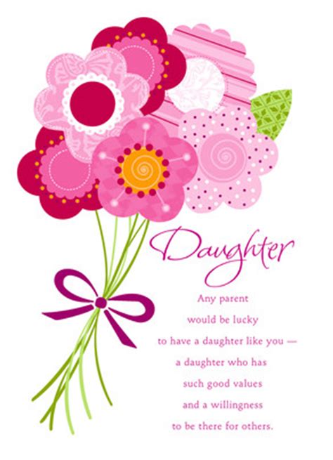 Mother's Day Flowers for Daughter Mother's Day Card | Cardstore