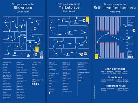 IKEA: Centennial, CO Store Map | Ikea map, Ikea store, Map