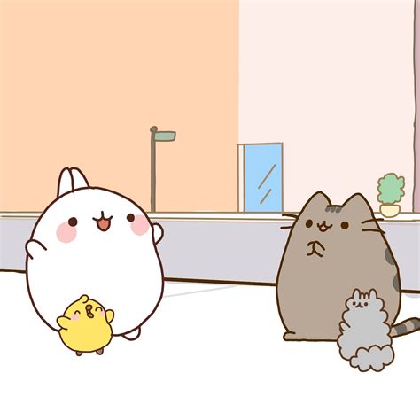 Molang and Piu Piu go to have some summer fun with Pusheen and Stormy : r/molang