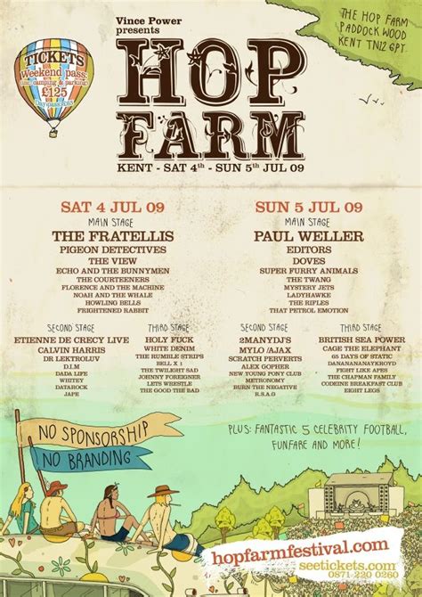 Hop Farm Music Festival - 2009 #HopFarm #HopFarm2009 #Festival #fun #summer #lineup