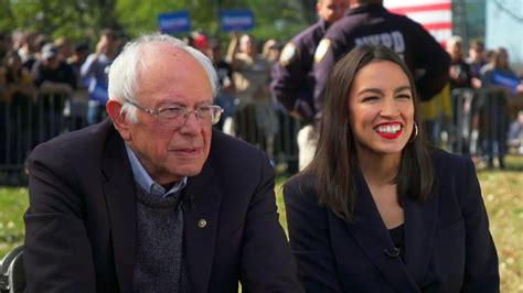 Could AOC be Bernie Sanders' running mate? "I think I'm too young for that," she says - YouTube