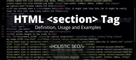 HTML Tag Definition, Usage and Examples - Holistic SEO