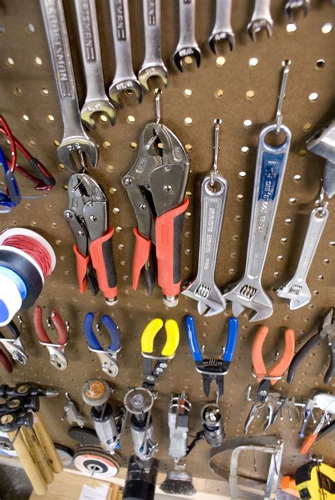 Tools on Pegboard | Tool storage diy, Garage organization diy, Garage ...