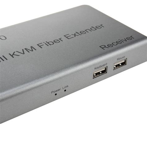 4K HDMI 2.0 Extender KVM USB through fiber optics LC 10 Km sender and ...