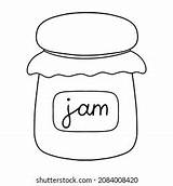 Jar Of Jam Coloring Pages sketch template