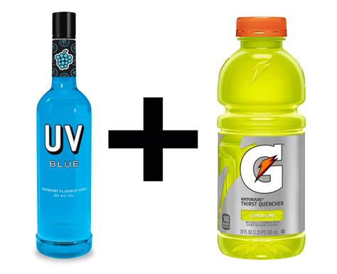 22 Bizarre Alcohol Combinations That Actually Taste Amazing | Uv blue drinks, Uv blue, Vodka drinks