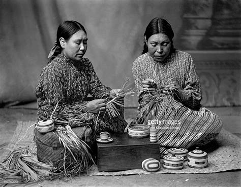 Portrait of First Nations Nuu-chah-nulth (Nootka) women Annie (Atlieu ...