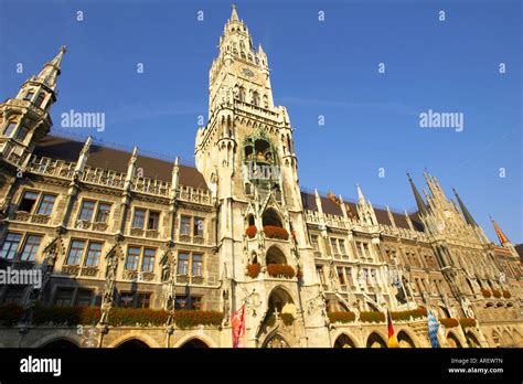 Glockenspiel, Marienplatz, Munich, Germany Stock Photo, Royalty Free ...