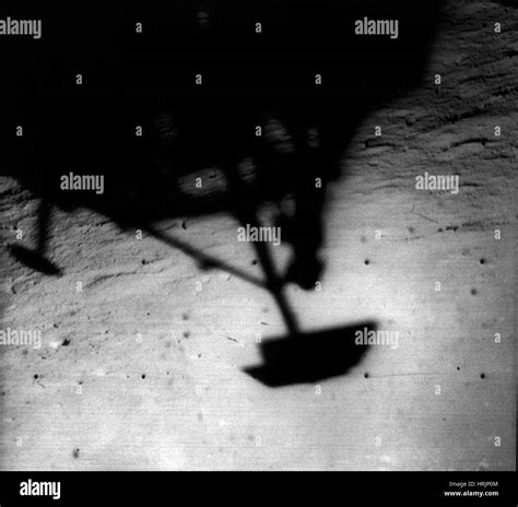 Surveyor 1, Shadow on Lunar Surface, 1966 Stock Photo - Alamy