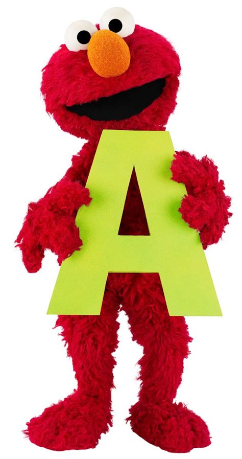 Elmo alphabet letters